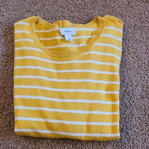 Yellow w/stripes sweater